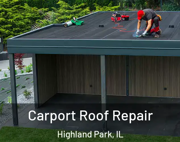  Carport Roof Repair Highland Park, IL