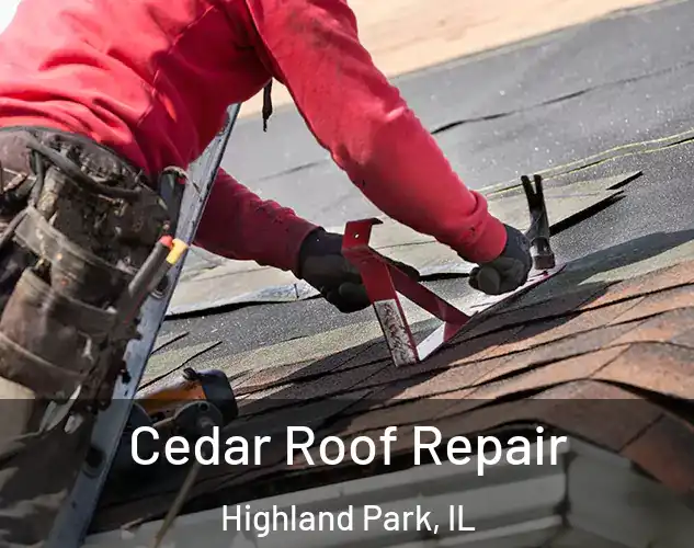  Cedar Roof Repair Highland Park, IL