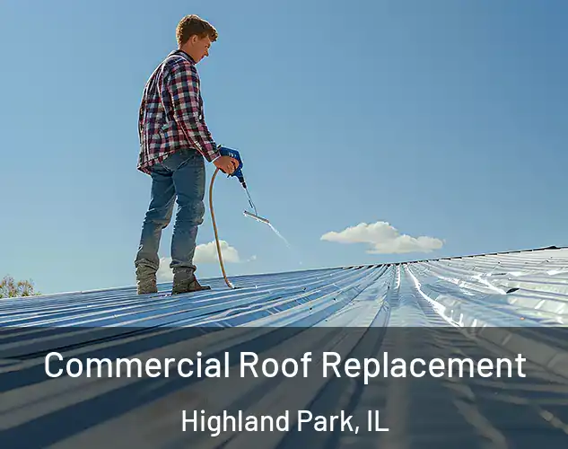  Commercial Roof Replacement Highland Park, IL