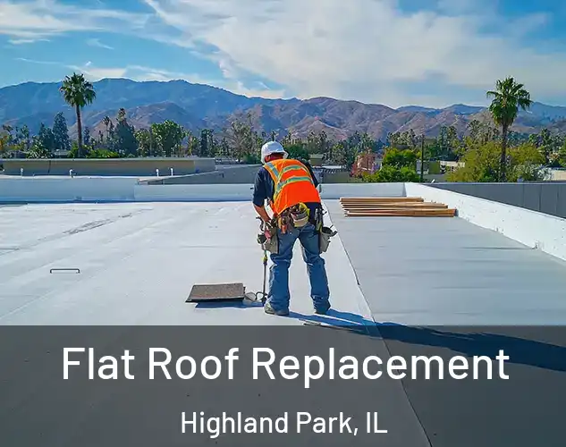  Flat Roof Replacement Highland Park, IL