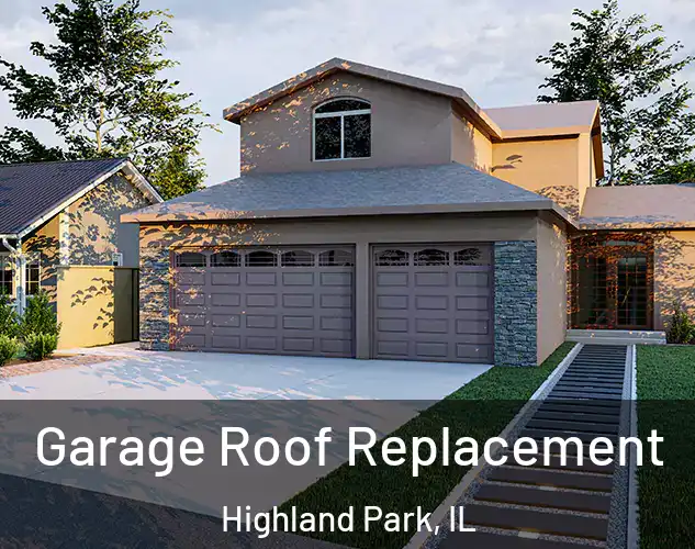  Garage Roof Replacement Highland Park, IL