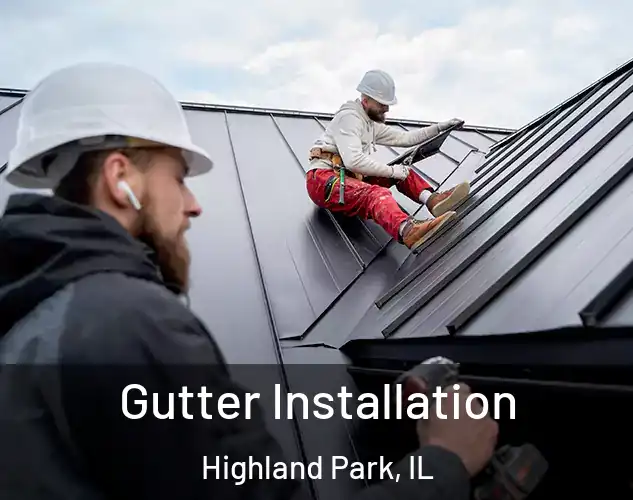  Gutter Installation Highland Park, IL