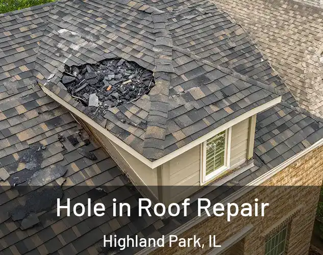  Hole in Roof Repair Highland Park, IL