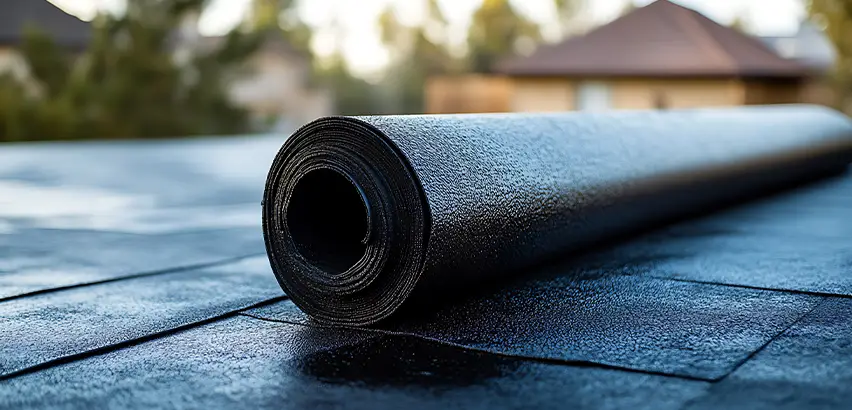 Rubber Flat Roof Replacement in Highland Park