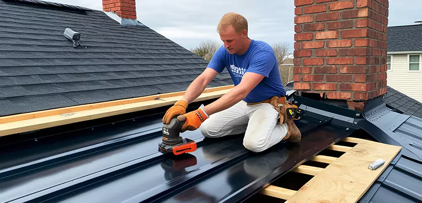 Metal Barn Roof Replacement in Highland Park
