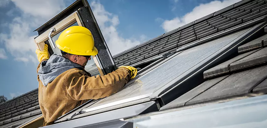 Skylight Flashing Repair in Highland Park