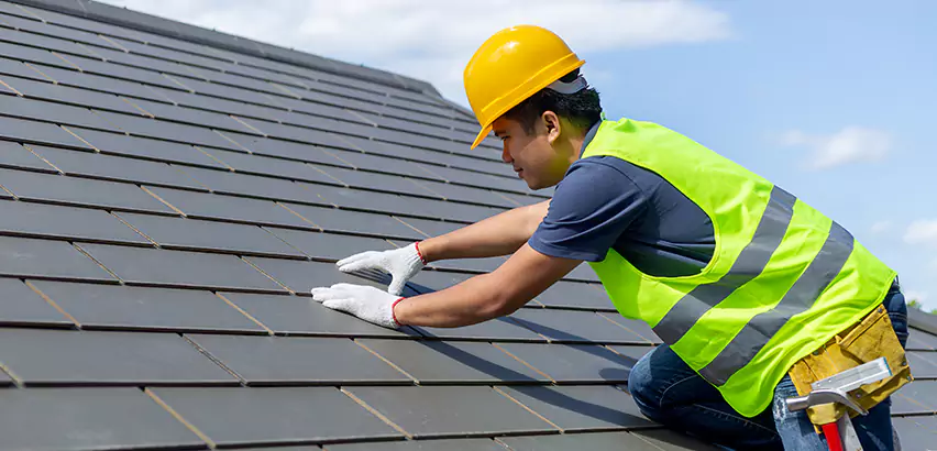 Slipped Slate Repair in Highland Park