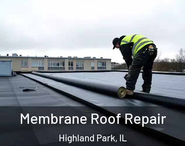 Membrane Roof Repair Highland Park, IL