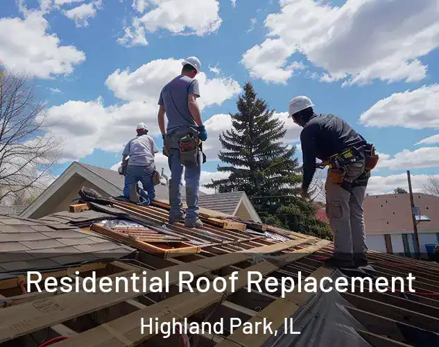  Residential Roof Replacement Highland Park, IL