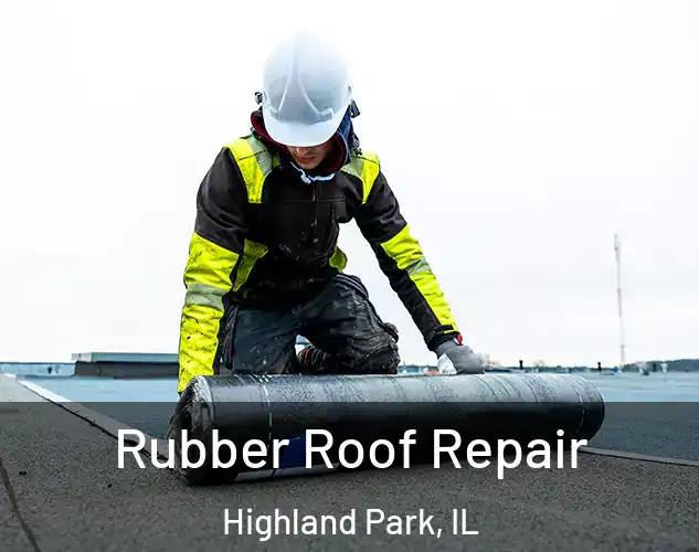  Rubber Roof Repair Highland Park, IL