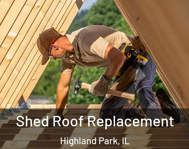  Shed Roof Replacement Highland Park, IL