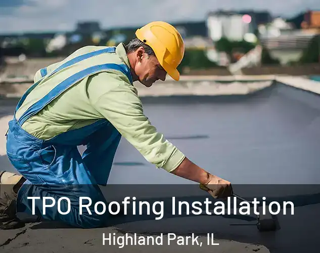  TPO Roofing Installation Highland Park, IL